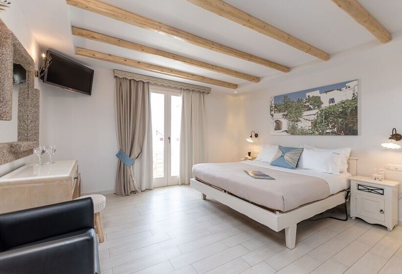 标准间侧面带海景, Naxos Island