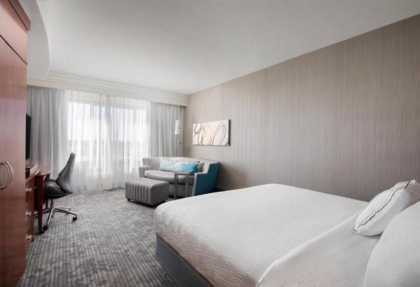带大床的标准间, Courtyard By Marriott Dallas Allen At Allen Event Center