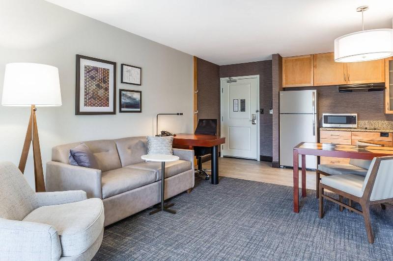 带大床的标准工作室, Residence Inn Duluth