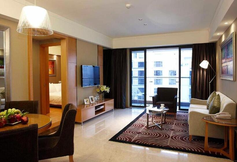 آپارتمان 2 خوابه, Dan Executive Hotel Apartment Zhujiang New Town Freeshuttle Bus To Cantonfair Duringcanton Fair Peri