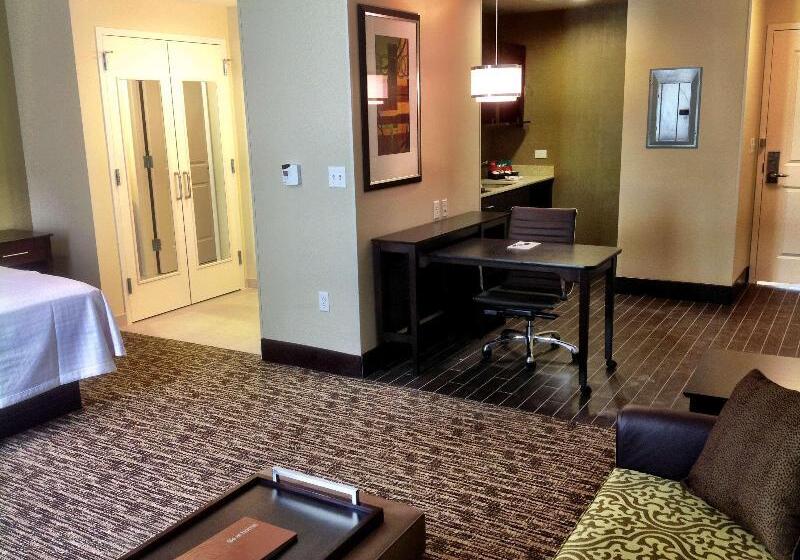带大床的标准工作室, Homewood Suites By Hilton Dallas Downtown, Tx