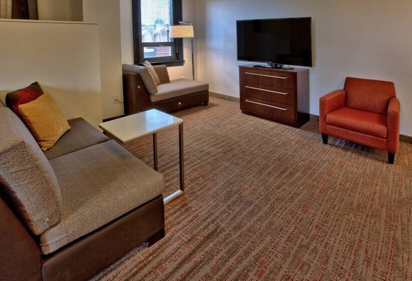 침실 2개 스위트, Residence Inn By Marriott Omaha Downtown Old Market Area