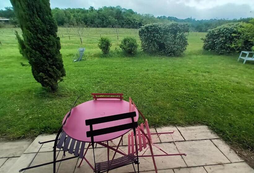 套房带园景, Au Bonheur Du Cedre