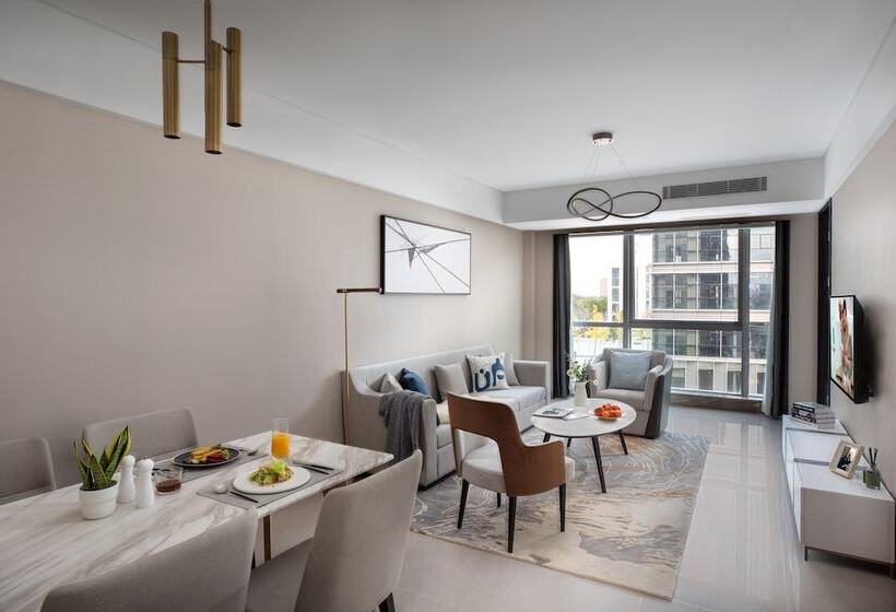 Апартаменты Deluxe 2 Спальни, Citadines New District Wuxi