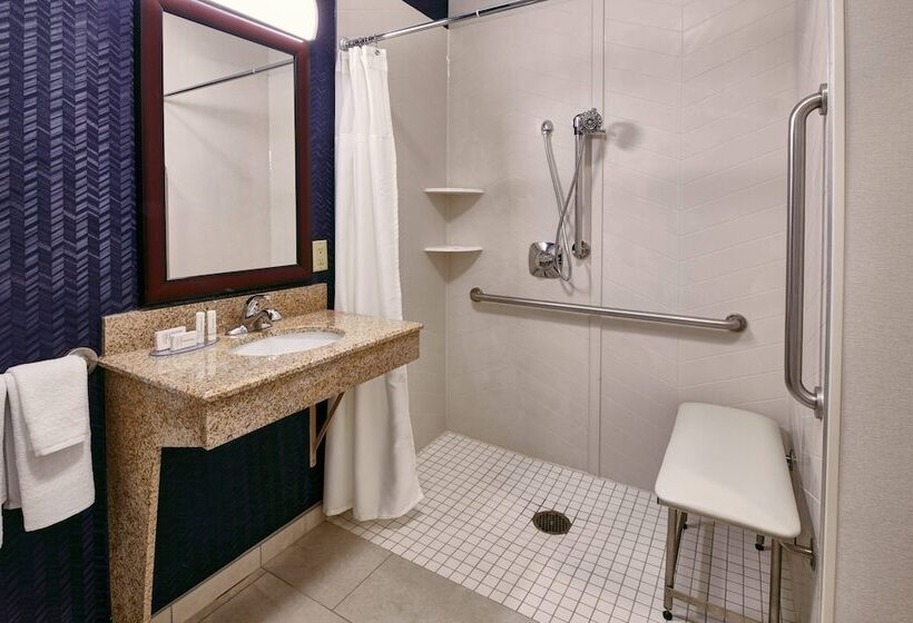 스탠다드 룸 더블 침대 2개, Fairfield Inn & Suites Detroit Livonia