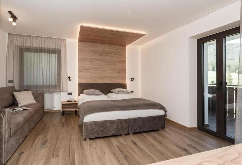 带1个卧室的带阳台的公寓, Family Aparthotel Winklwiese