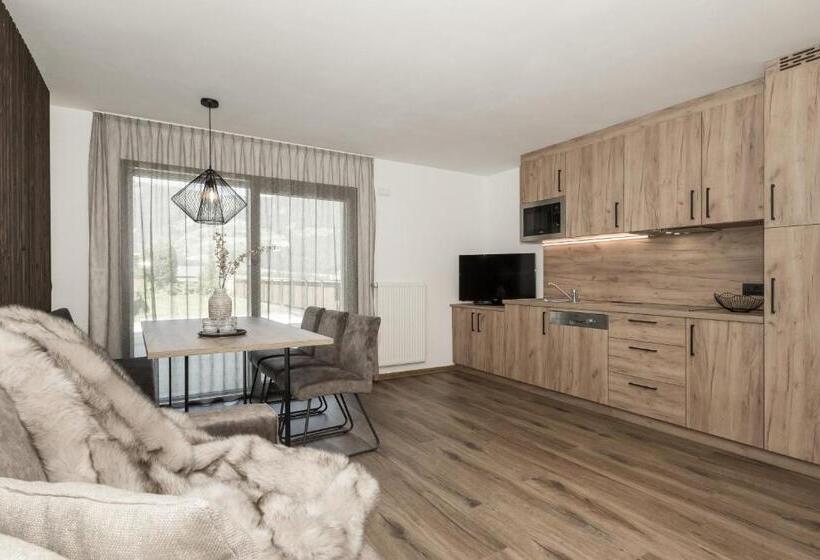 带1个卧室的带阳台的公寓, Family Aparthotel Winklwiese