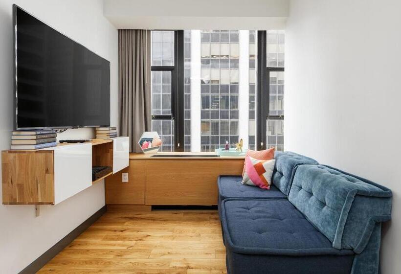 带1个卧室的高级公寓, Placemakr Wall Street