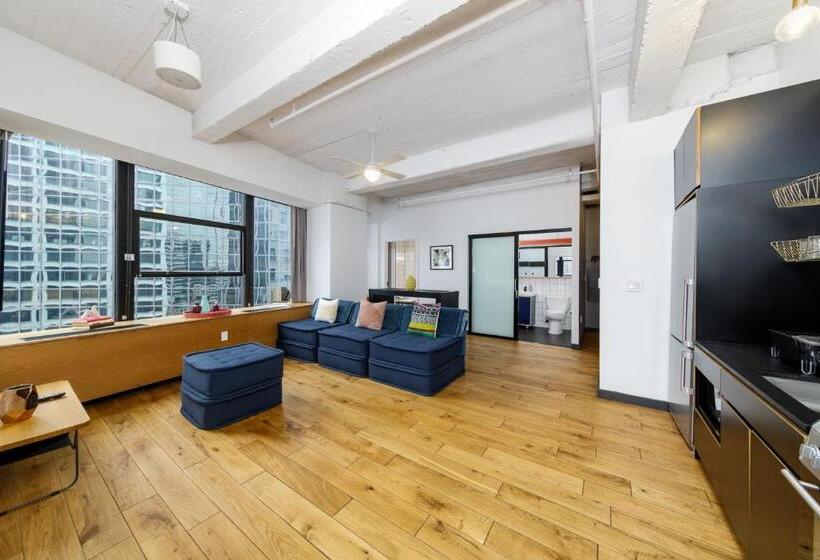 带2个卧室的公寓, Placemakr Wall Street