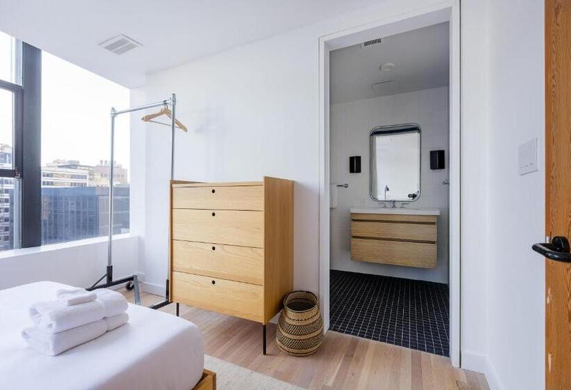 带2个卧室的优质公寓, Placemakr Wall Street
