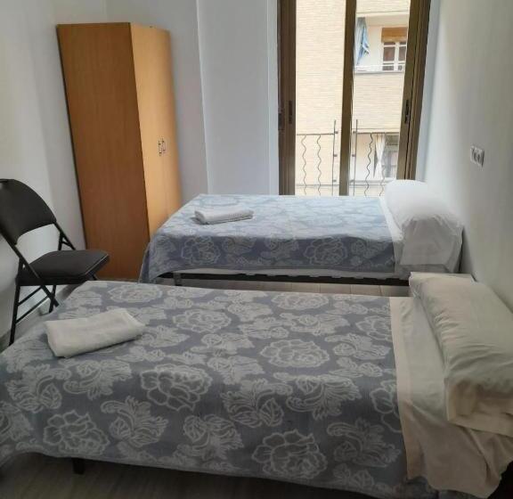 Номер Стандарт Совместная Ванная, Lf Habitación Familiar Con Balcón Y Baño Privado   No Fumadores   Sin Ascensor