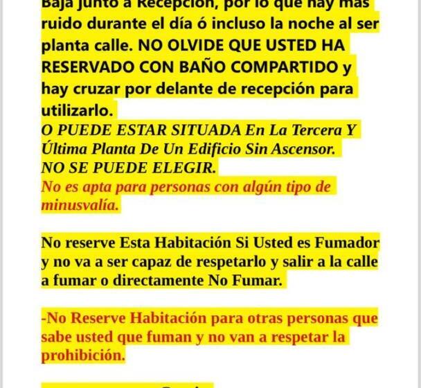 Номер Стандарт Совместная Ванная, Lf Habitación Familiar Con Balcón Y Baño Privado   No Fumadores   Sin Ascensor