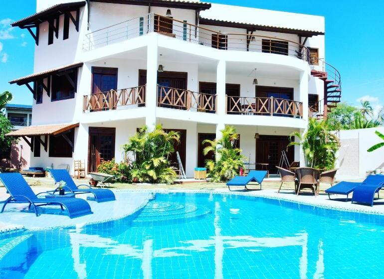 غرفة ديلوكس عائلية, E Pousada Cumbuco Guesthouse