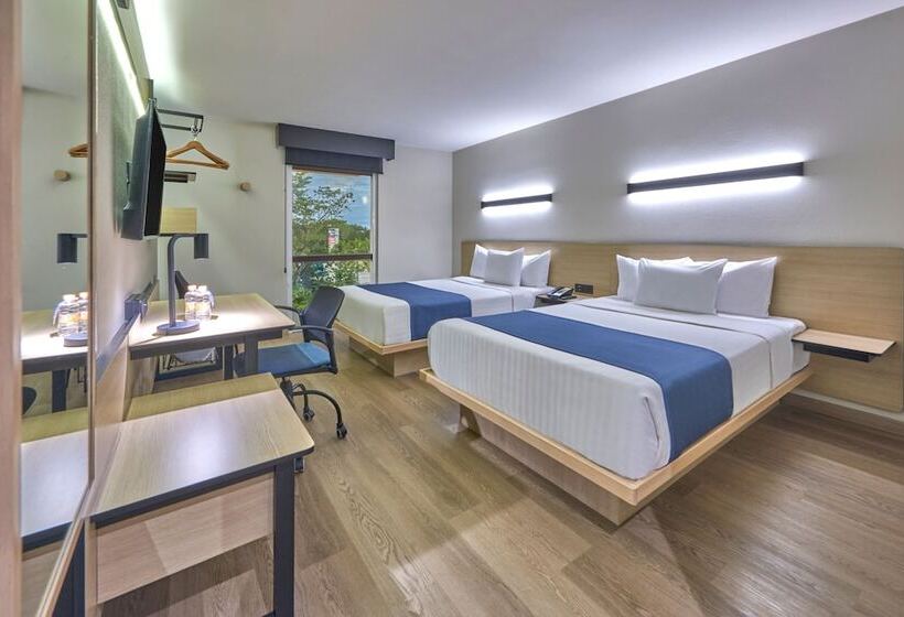 Номер Стандарт 2 Двуспальные Кровати, City Express By Marriott Playa Del Carmen