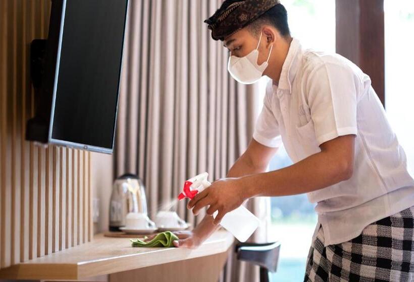 Номер Deluxe Вид на Бассейн, Abisha Hotel Sanur