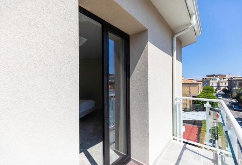 キングサイズベッドのスタンダードルーム, Solmaris Tropea Rooms & Suites