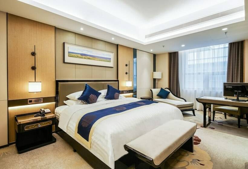 디럭스 룸, Qingshan Hotel Baotou（yingbin Building）