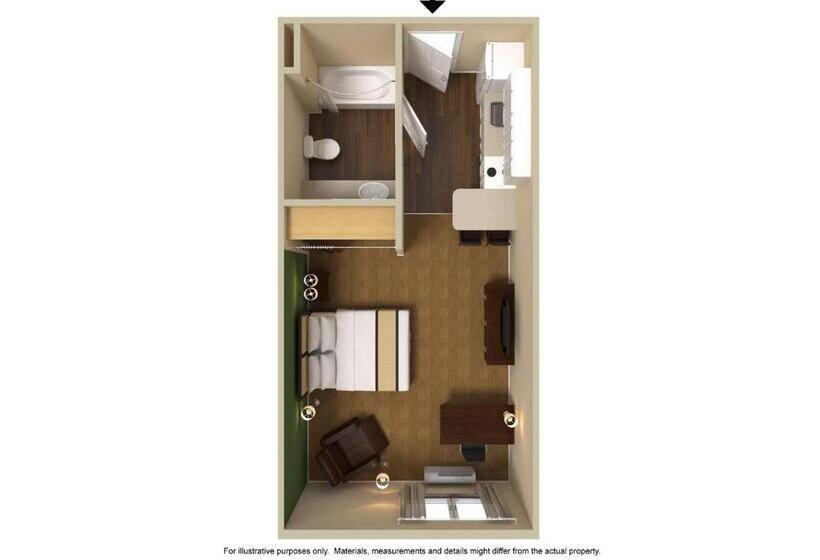 Студио Стандарт Кровать Кинг, Extended Stay America Suites  Shelton  Fairfield County
