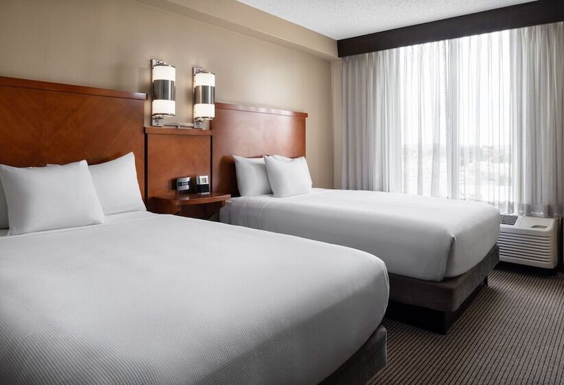 带2个双人床的标准工作室, Hyatt Place Denver Tech Center