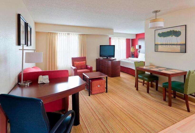 带大床的标准工作室, Residence Inn By Marriott Peoria