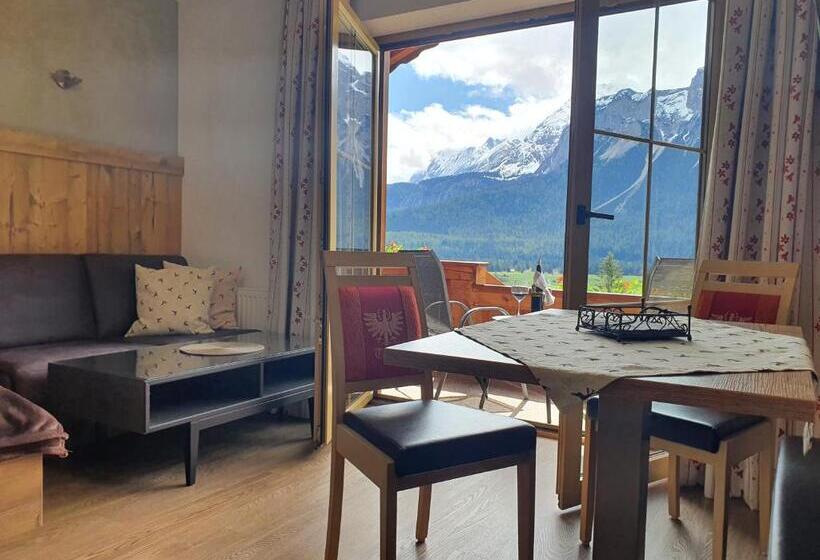 Апартаменты 1 Спальня Вид на Сад, Apart Haus Alpenhof