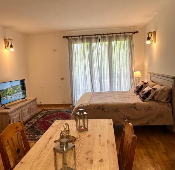 Апартаменты 1 Спальня с Террасой, Residenza Riva Wellness Apartment Spa