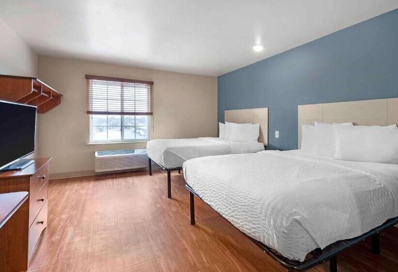 带2个双人床的标准工作室, Extended Stay America Select Suites  Wichita  Airport