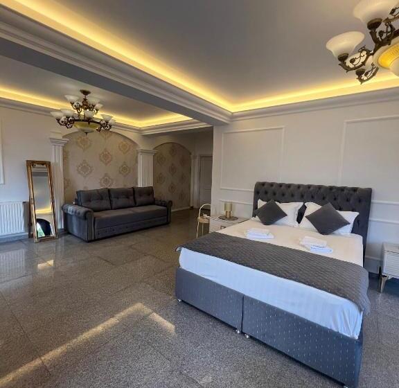 침실 1개 디럭스 아파트, Ami Residence Bucharest Airport,therme&free Parking Otopeni