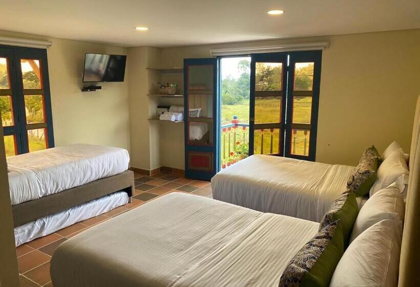 패밀리 룸, Ayenda Hotel Bambu Guatape