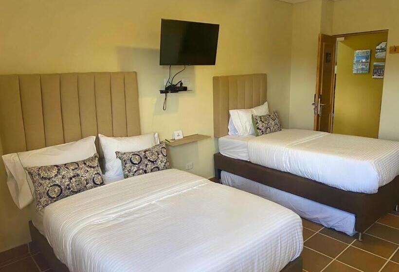 스탠다드 룸 더블 침대 2개, Ayenda Hotel Bambu Guatape