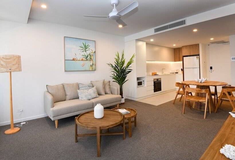 침실 1개 바다 전망 아파트, X Kirra Apartments