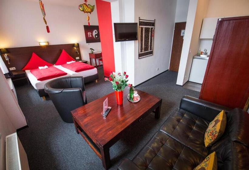 豪华房间, Aparthotel Am Münzplatz