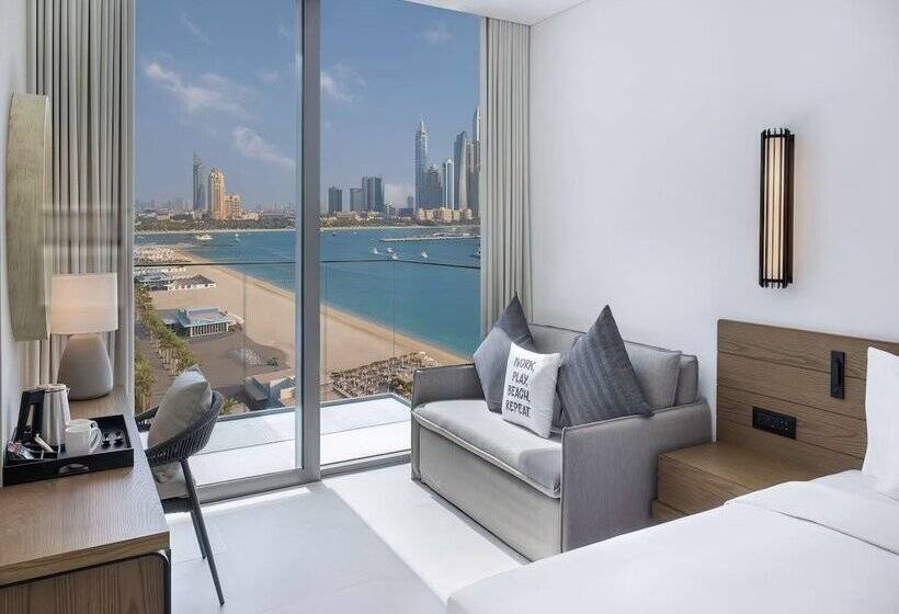 اتاق پرمیوم با چشم‌انداز دریا, Radisson Beach Resort Palm Jumeirah