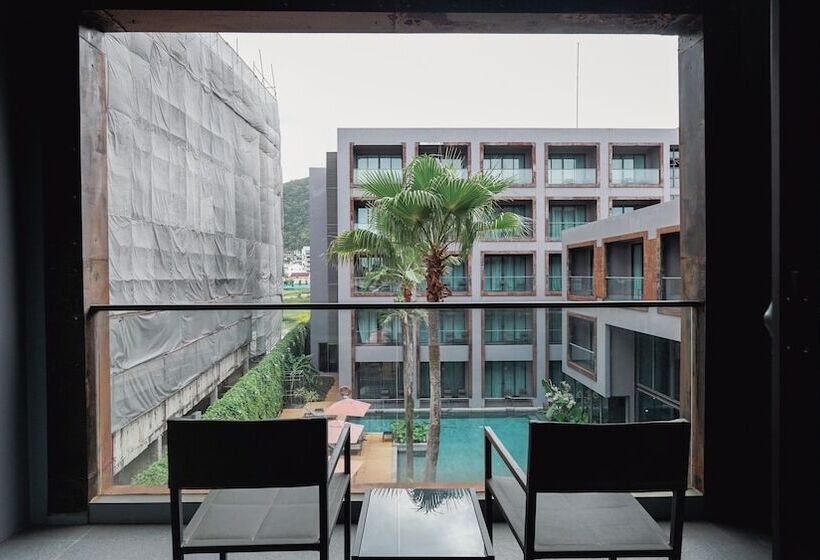 带泳池观景的豪华房, Sugar Marina Hotel Surf Kata Beach   Sha Plus