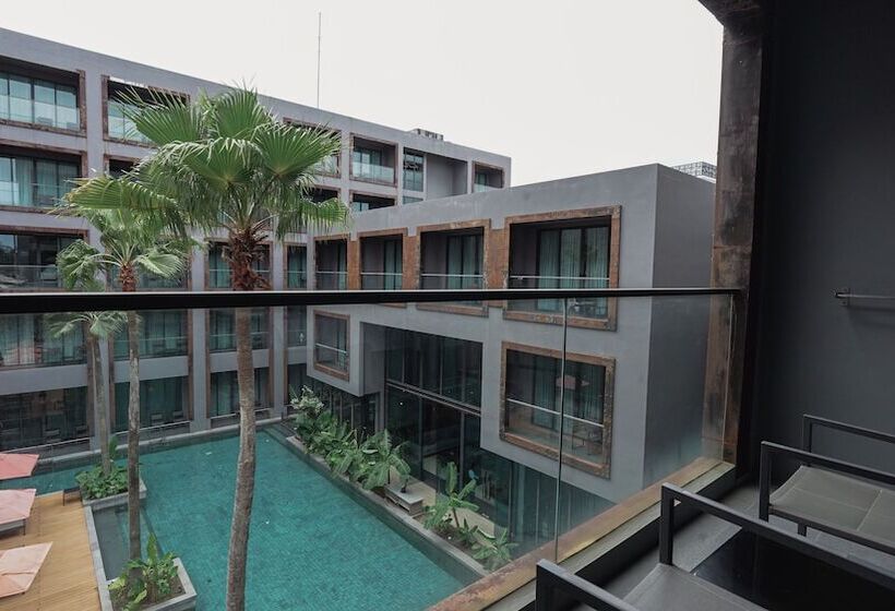 带泳池观景的豪华房, Sugar Marina Hotel Surf Kata Beach   Sha Plus