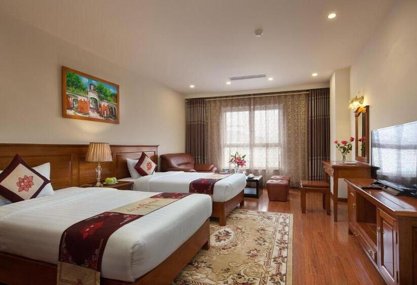豪华家庭房间, Sq Hang Gai Hotel & Spa