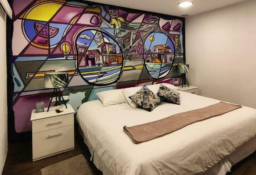 اتاق لوکس با تخت بزرگ, 593 Hotel Boutique Baños