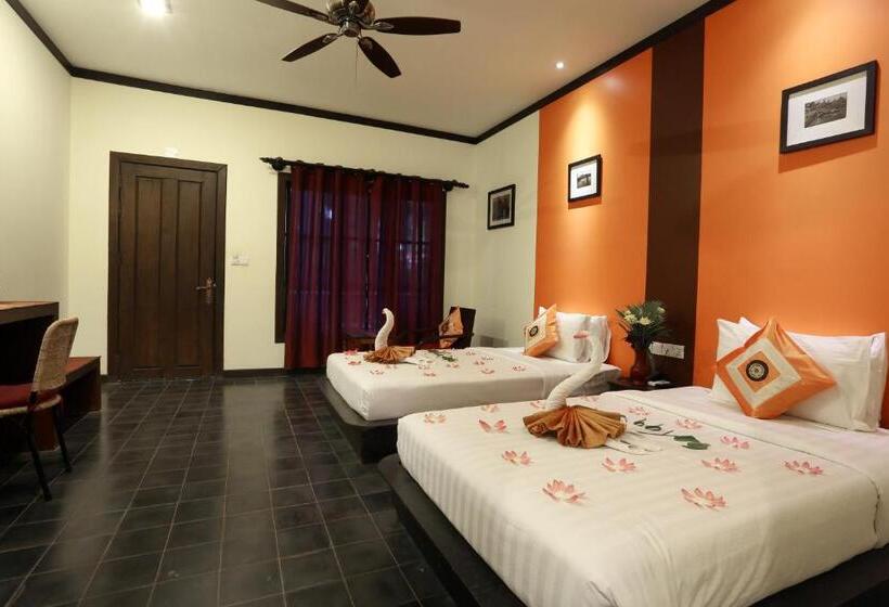 주니어 스위트 풀장 전망, Residence Indochine D'angkor