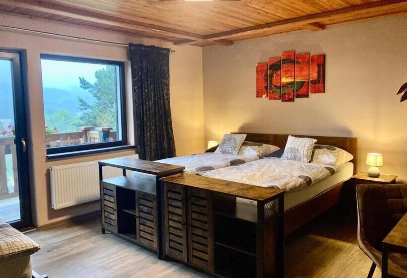 Апартаменты 1 Спальня с Террасой, Apartmány Na Výsluní české švýcarsko