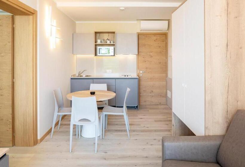 带1个卧室的高级公寓, Residence Parco Del Garda
