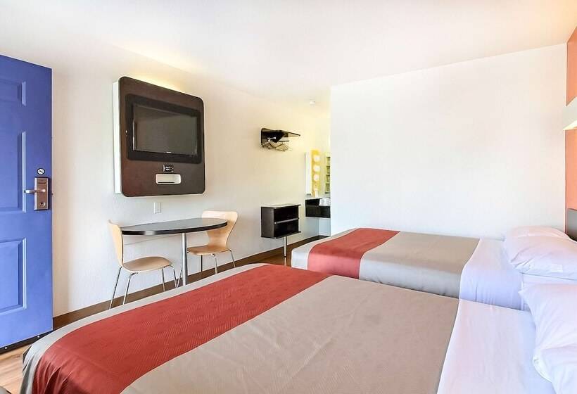 스탠다드 룸 더블 침대 2개, Motel 6 Sunnyvale, Ca   South