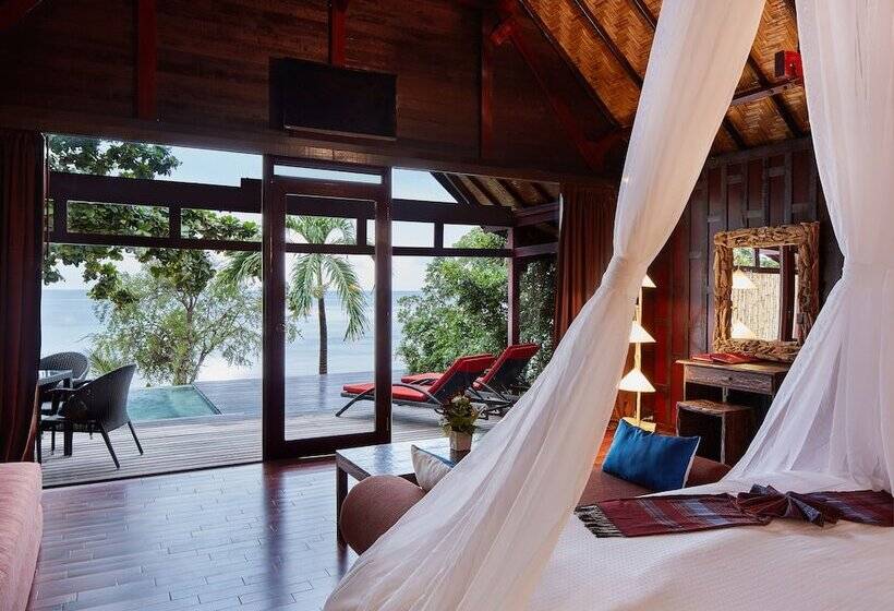 Вилла Deluxe 1 Спальня Вид на Море, Kupu Kupu Phangan Beach Villas & Spa