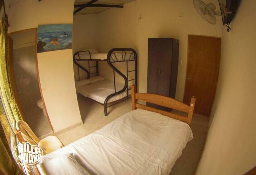 园景标准四人间, Hospedaje Y Cabañas Villa Juana