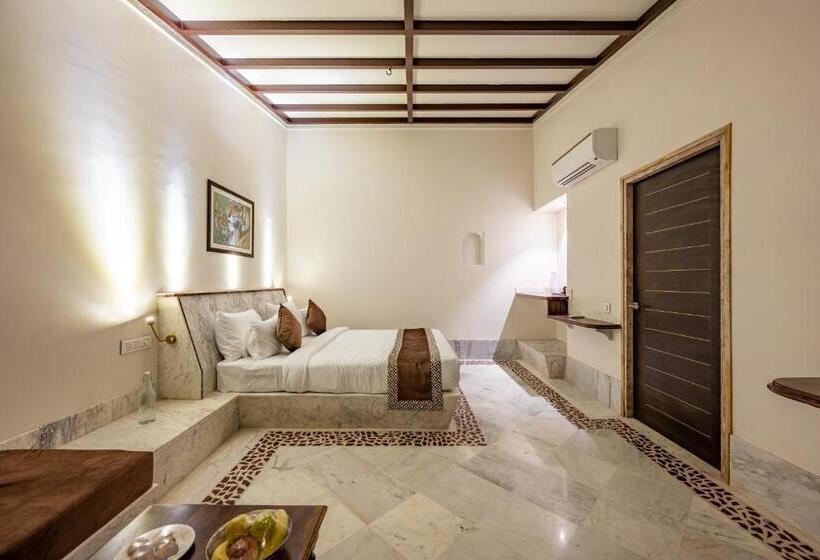 Вилла 1 Спальня Вид на Сад, Aangan Resort Ranthambhore   A Private Pool Villa
