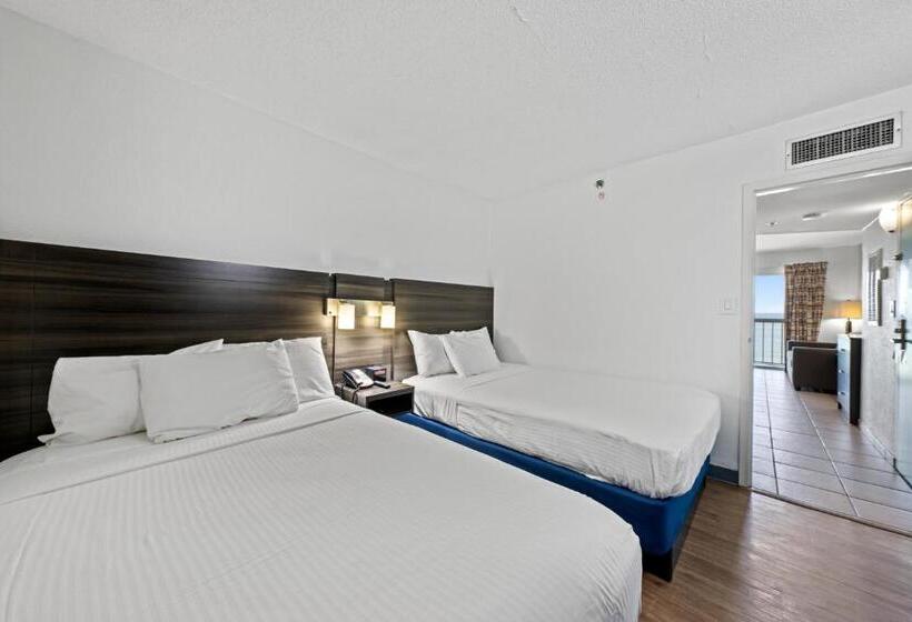 带阳台套房, Surestay Studio By Best Western Virginia Beach Oceanfront