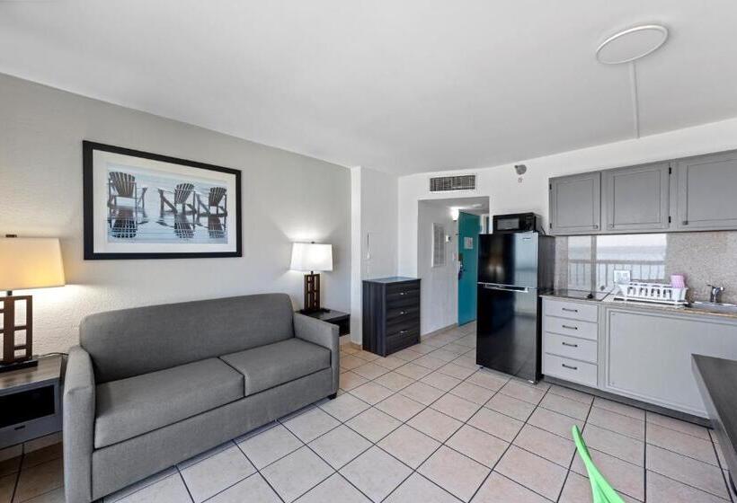 带阳台套房, Surestay Studio By Best Western Virginia Beach Oceanfront