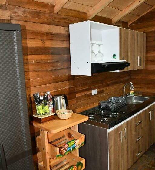 스탠다드 방갈로 정원 전망, Glamping Ancestros Ecoparque