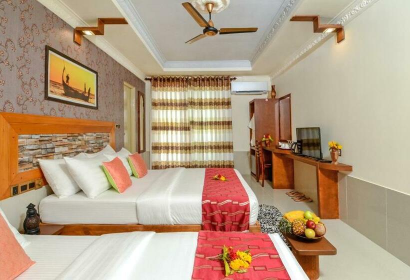 اتاق خانوادگی با چشم‌انداز جانبی دریا, Maladiwa Beach & Spa