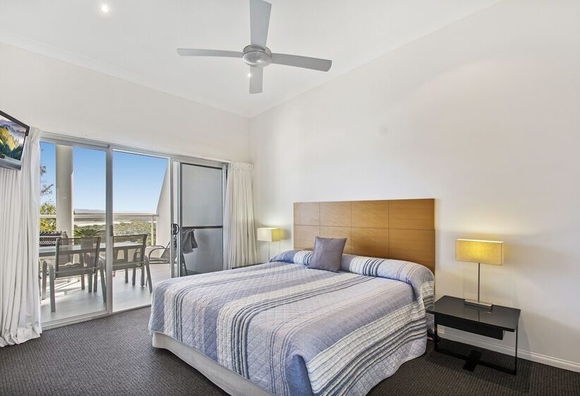 شقة ديلوكس غرفة نوم واحدة مطلة على البحر, The Lookout Resort Noosa