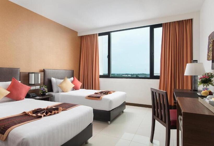 디럭스 룸, Mida Grande Hotel Dhavaravati Nakhon Pathom   Sha Plus